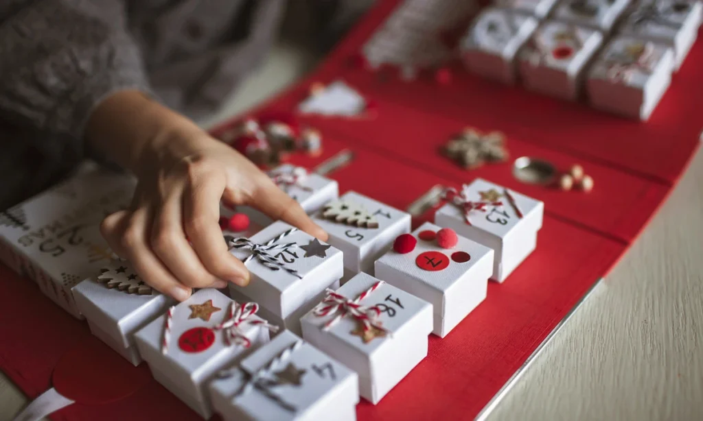 Innovative luxury advent calendar packaging designs featuring sustainable materials and smart technology for 2025 holiday season